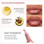 Lip Oil Manufacturer - Customized Logo with Avocado Oil Vegan Moisturizing Liquid Lip Balm Butter Gloss
