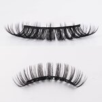 False Lashes Manufacturer - C D Curl Strip Russian Volume Eyelash Extensions Deep Curl Faux Mink