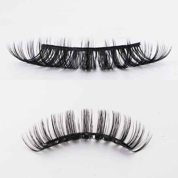 False Lashes Manufacturer - C D Curl Strip Russian Volume Eyelash Extensions Deep Curl Faux Mink