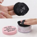 Powder Puff Manufacturer - Triangle Loose Powder Face Thick Soft Cotton Private Label Finger Velour Velvet