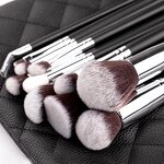 Makeup Brush Set Manufacturer - Professional 15pcs Classic Power Soft Synthetic Hair Private Label