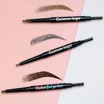 Eyebrow Pencil Manufacturer - OEM Wholesale Vegan 2 in 1 Waterproof Private Label Custom Logo