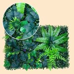 Artificial Plant Wall Manufacturer - 40x60cm Customizable Multi-color Shopping Malls Decorative Lawn