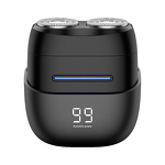 Portable Electric Shaver Manufacturer - Men Magnetic Rechargeable Twin Blade IPX7 USB Face Trimmer