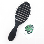 Scalp Massage Comb Manufacturer - Plastic Ribs Hollow-out Fluffy Wet/Dry Dual-use High Crown Hairstyle Tool