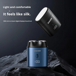 Rotary Shaver Manufacturer - Double-Blade Floating Head Type-C Charging 45-Minute Portable Razor