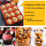 Silicone Cake Mold Manufacturer - 12-Hole Round Food Grade Muffin Cup DIY Baking Tray Tool