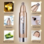 Nose Hair Trimmer Manufacturer - Men Ear Hair Removal Clipper Electric Beard Epilator Grooming Tool