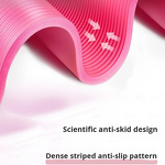 Yoga Mat Manufacturer - Women Eco-friendly NBR Anti-Slip Thickened Cross-Border Fitness Exercise Mat