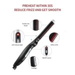 Hair Comb Brush Manufacturer - Multifunctional Quick Beard Straightener Curling Styler for Men