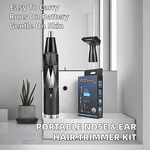 Nose Hair Trimmer Manufacturer - Battery-Powered Portable Electric Mini Ear Cleaner for Men Household