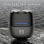 Portable Electric Shaver Manufacturer - Men Magnetic Rechargeable Twin Blade IPX7 USB Face Trimmer