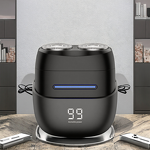 Portable Electric Shaver Manufacturer - Men Magnetic Rechargeable Twin Blade IPX7 USB Face Trimmer