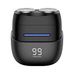 Portable Electric Shaver Manufacturer - Men Magnetic Rechargeable Twin Blade IPX7 USB Face Trimmer