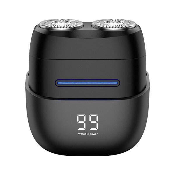 Portable Electric Shaver Manufacturer - Men Magnetic Rechargeable Twin Blade IPX7 USB Face Trimmer