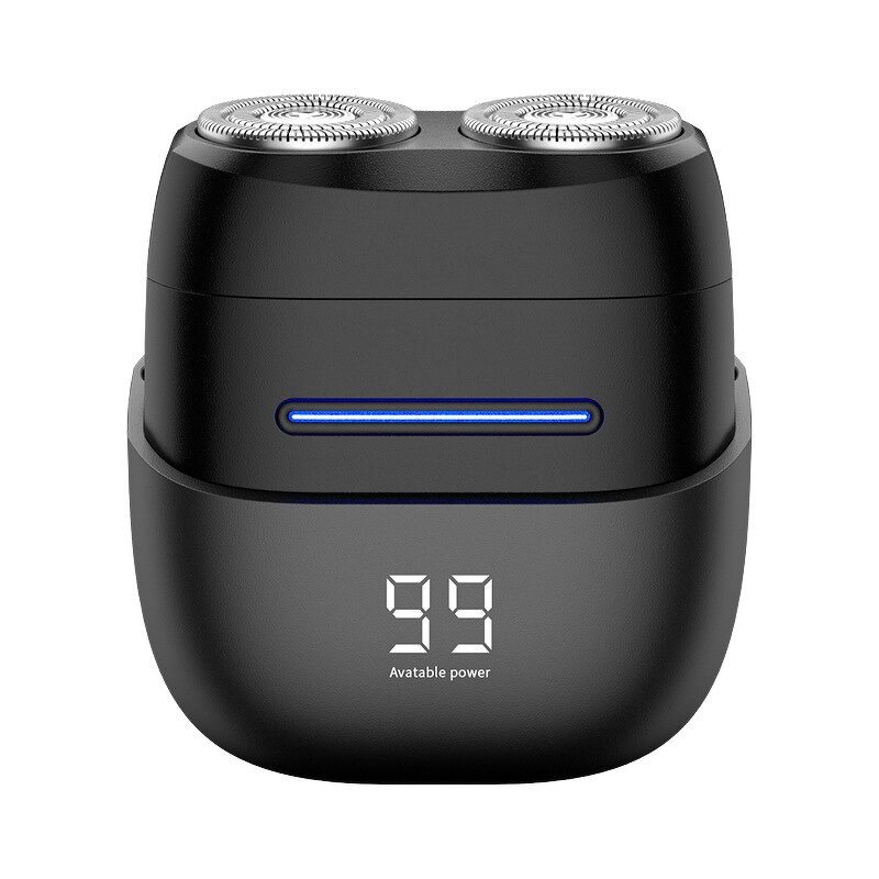 Portable Electric Shaver Manufacturer - Men Magnetic Rechargeable Twin Blade IPX7 USB Face Trimmer