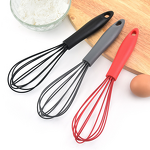 Silicone Egg Beater Manufacturer - Multi-Function Handheld Mixer Kitchen Baking Tool with Plastic Handle
