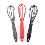 Silicone Egg Beater Manufacturer - Multi-Function Handheld Mixer Kitchen Baking Tool with Plastic Handle