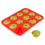 Silicone Cake Mold Manufacturer - 12-Hole Round Food Grade Muffin Cup DIY Baking Tray Tool