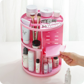 Rotating Makeup Box Manufacturer - Household Dressing Table Desktop Lipstick Jewelry Multi-function Storage Rack