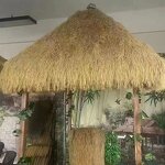 Plastic Artificial Turf Manufacturer - Waterproof Thatch Roof Tiles for Outdoor Bar Hut Pavilion