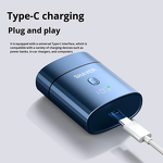 Rotary Shaver Manufacturer - Double-Blade Floating Head Type-C Charging 45-Minute Portable Razor