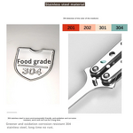 Butterfly Fork Spoon Set Manufacturer - Tactical Folding Stainless Steel Travel Camping BBQ Utensils