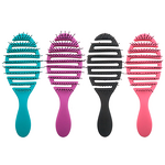 Scalp Massage Comb Manufacturer - Plastic Ribs Hollow-out Fluffy Wet/Dry Dual-use High Crown Hairstyle Tool