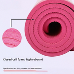 Yoga Mat Manufacturer - Women Eco-friendly NBR Anti-Slip Thickened Cross-Border Fitness Exercise Mat