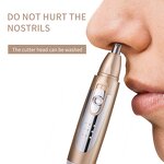 Nose Hair Trimmer Manufacturer - Men Ear Hair Removal Clipper Electric Beard Epilator Grooming Tool