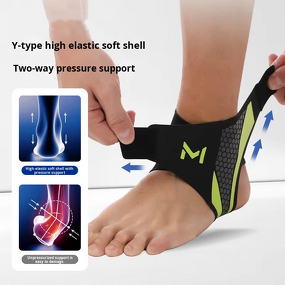 Sports Ankle Support Manufacturer - Cross-Border Unisex Lightweight Compression Anti-Sprain Adjustable Brace