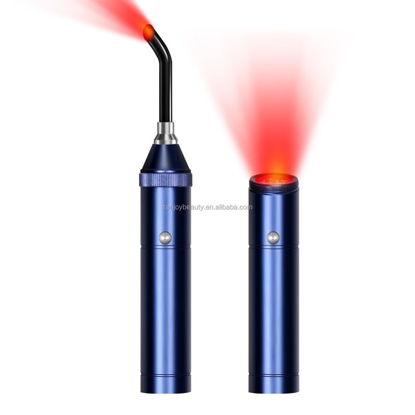Red Light Therapy Flashlight Pen Manufacturer - Handheld 460nm-940nm Aluminum for Cold Sores Lip Nose Treatment