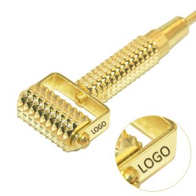 Bian Gua Sha Massage Tools Manufacturer - Unique 9-Edge 3D Stone With Ridges Gentle Scraping Comb