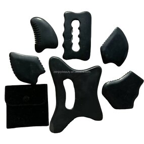 Bian Stone Gua Sha Manufacturer - Spa Cellulite Body Scraping Tool Natural Therapy Stone for Private Label Custom Logo