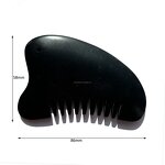 Bian Stone Gua Sha Manufacturer - Zenjoy Custom Black Oval for Face & Body Therapy Commercial & Home Use