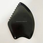 Bian Stone Gua Sha Manufacturer - 2025 New Zenjoy Oval Black 100% Natural Scraping Tool for Home & Commercial