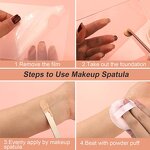 Makeup Spatula Brush Set Manufacturer - Custom Foundation Liquid Cream Mixing Stainless Steel Facial Shadow Mix Palette Tool