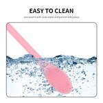 Face Mask Brush Manufacturer - 2 in 1 Double Sided Soft Flexible Silicone Facial Cleaning Massager Cosmetic Exfoliating Tool