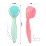 Facial Cleansing Brush Manufacturer - Portable Food Grade Silicone Skin Care Exfoliating Blackhead Soft Bristles Cleanser Brush