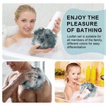Loofah Sponge Scrubber Manufacturer - High Quality Bath Body Flower Mesh Puffs Cleaning Bathing Tool for Family
