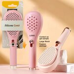 Massage Comb Manufacturer - Custom Retractable Anti-static Scalp Cleaning Fluffy Portable Hair Straightening Tool