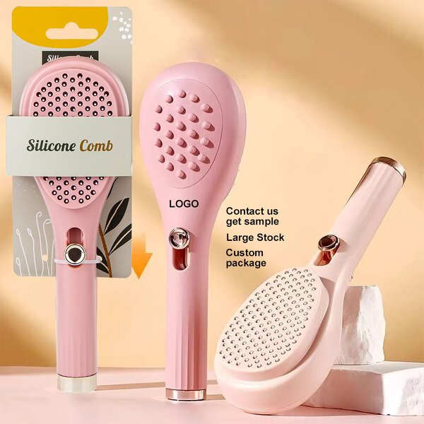 Massage Comb Manufacturer - Custom Retractable Anti-static Scalp Cleaning Fluffy Portable Hair Straightening Tool