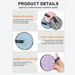 Makeup Remover Pads Manufacturer - Custom Logo Reusable 100% Microfiber Washable Face Cleansing Exfoliating Puff