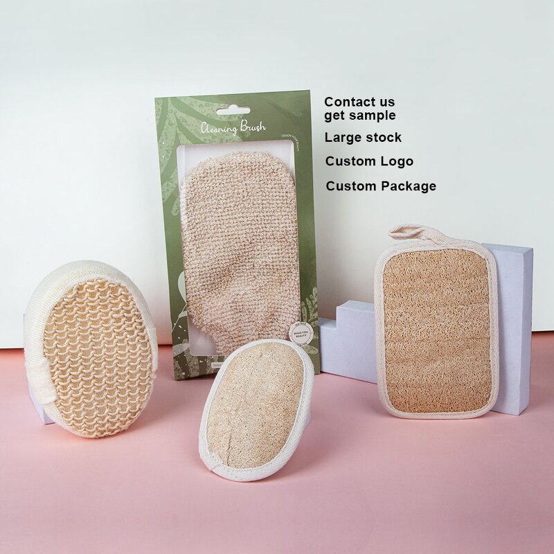 Loofah Sponge Brush Manufacturer - Wholesale Eco Friendly Natural Biodegradable Luffa Deep Cleaning Back Scrubber