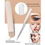 Makeup Spatula Brush Set Manufacturer - Custom Foundation Liquid Cream Mixing Stainless Steel Facial Shadow Mix Palette Tool