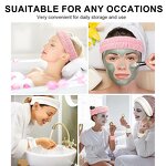 Bath Accessory Set Manufacturer - Custom Gift Box Loofah Sponge Brush Comb Coral Fleece Headbands Spa Cleaning Tool