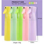 Mist Spray Bottle Manufacturer - Ultra-Fine Continuous 300ml Empty Refillable Sprayer for Hairstyling Facial Care Tool