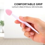 Facial Cleansing Brush Manufacturer - Customized Private Label Double-Sided Silicone Exfoliate Nose Lip Scrub Brushes Tool