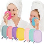 Makeup Remover Cloth Manufacturer - Custom Logo Reusable Microfiber Soft Facial Water Wash Remove Dirt Cotton Pads Towel