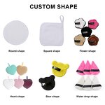 Makeup Remover Pads Manufacturer - Custom Logo Reusable 100% Microfiber Washable Face Cleansing Exfoliating Puff
